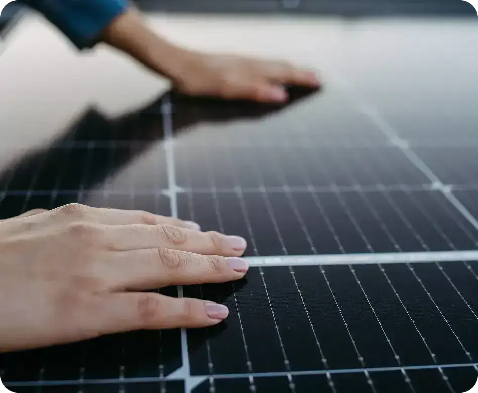 Campo de placas solares